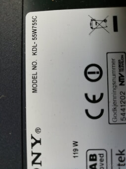 Sony 55" na díly 2 ks - 2