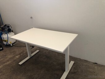 Polohovací stůl, bílá, 120x70 cm TROTTEN - 2