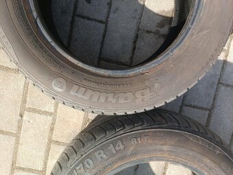 161. 2x letní pneu Barum 165/70 R14 - 2