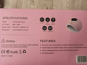 UV/LED lampa 48 W - 2