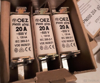 Nožové pojistky 10A-300A  -50% SLEVA - 2