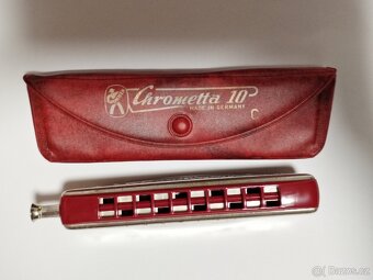 Foukací Harmonika Chrometta - 2