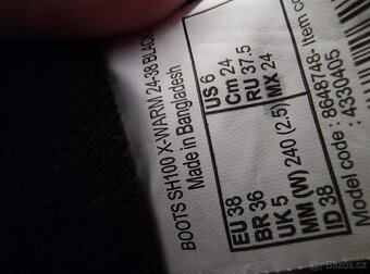 Sněhule,zimní boty vel.38 Decathlon - 2