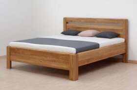 Dubová manželská postel 1800×2000 - 2