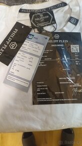 Tričko Philipp Plein XL Bílé. - 2