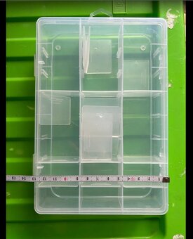Velký plastový box - organizér, transparentní. - 2