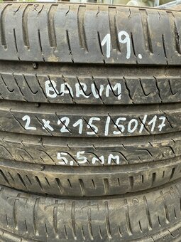2x letní pneu r17 215/50/17 - 2