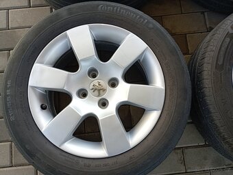 Alu kola 4x108R16 orig.Peugeot 5008 + letní pneumatiky - 2