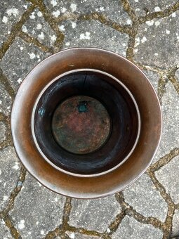 Měděná nádoba - patina - 2