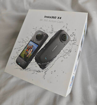 Použitá Insta360 X4 s bohatým příslušenstvím a zárukou 03/27 - 2