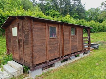 Dřevěná chatka 6x3m - 2
