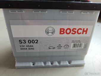 Autobaterie BOSCH 45Ah, 12V - 2