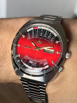 Orient vecny klendar / červený ciferník - 2