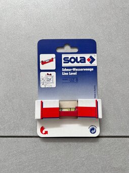 SOLA - UZ 8 - závěsná plastová vodováha 8cm - nové - 2