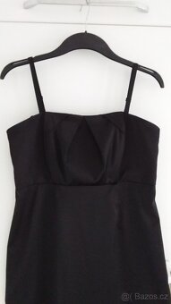 Saténové korzetové šaty s ramínky vel. S /36 - 2