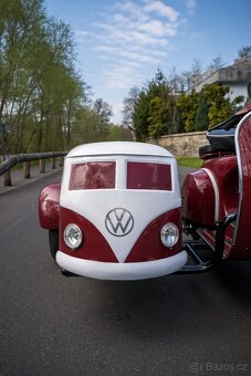 Veterán Piaggio Vespa Scooter VW sajdkára (1977) - 2