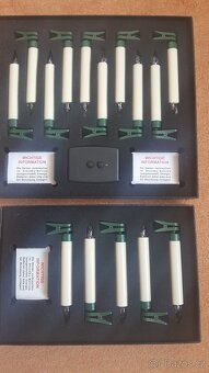 Svíčky na vánoční stromek - bezdrátové - 2