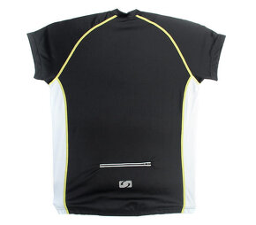 Černo-žlutý dámský cyklistický dres vel. M - 2