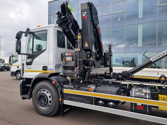 IVECO EUROCARGO 180E28 RUKA HIAB 158 + NOSIČ KONTEJNERU 10T - 2