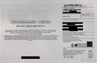 Vánoční cena  Apple Mac mini M2 Pro v perfektním stavu - 2