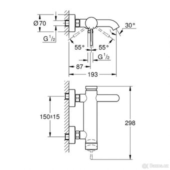 Páková vanová baterie - 2