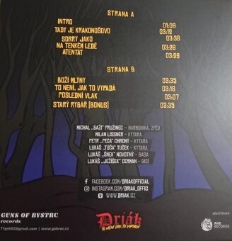 Driák ‎– To není jak to vypadá  (LP - limitka) - 2