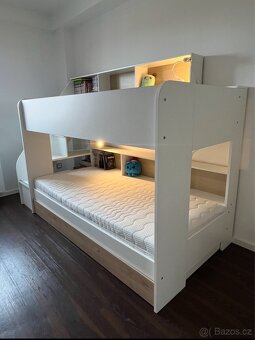 Patrová designová postel pro 2-3 děti - 2