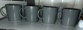 hrnky IKEA DINERA svetle seda 4 ks - 2
