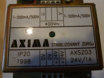 Stabilizovaný zdroj AXIMA AXSZ03 400/VAC/24VDC 1A - 2