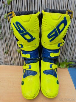 Sidi Crossfire 3 Srs TC222 Boot - Blue/Yellow - 2