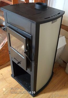 Krbová kamna ELEGANT 7-9 kW Béžové - 2
