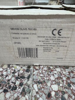 Obklad Deceram Devon Olive 7,5x15 - zelená (2m2) - 2