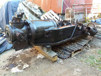 stabilní motor, parní stroj, stabilák, historický motor - 2