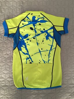 Cyklistický dres Klimatex vel. 146 + cyklošortky Decathlon - 2