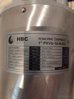 Ponorné čerpadlo nerezové - 2