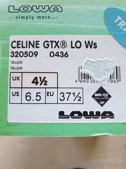 NOVÉ kožené nepromokavé boty LOWA CELINE GTX - 2