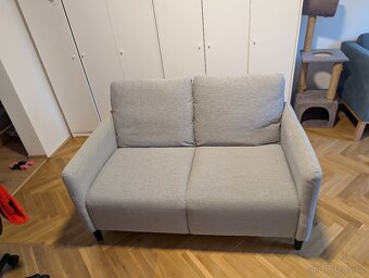 ANGERSBY 2místná pohovka, Knisa světle šedá - 2