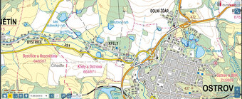 stavební pozemek Ostrov-Kfely 1659 m2 - 2