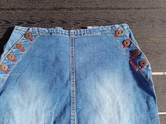 Dívčí riflová, džínová sukně vel. 146/152 - 2