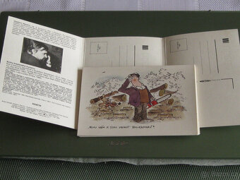 POHLEDNICE-RENČÍN-soubor 15ti kreseb Vladimíra Renčína - 2