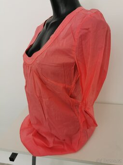 Dámská tunika/halenka lososové barvy - M-M/L - 2