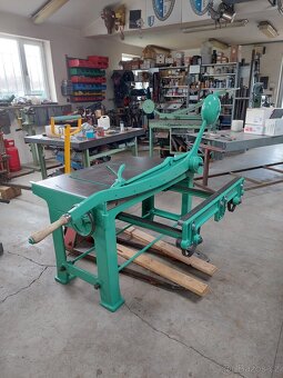 Litinové tabulové nůžky po generální opravě Mach a Fišer Hro - 2