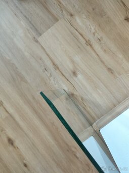 Kalené sklo před krb, rohové s fazetou - 2