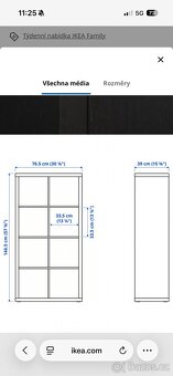 Regál Kallax ikea včetně boxu - 2