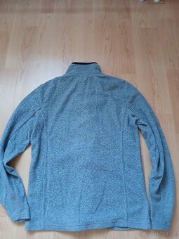 Šedá mikina na zip - 2