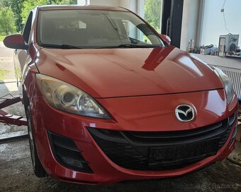 Rozprodám Mazda 3 1.6 benzín 77kw 2010 - 2