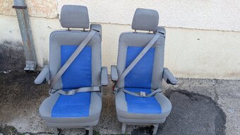 Predám otočné sedačky vw T4 multivan Transporter caravelle - 2
