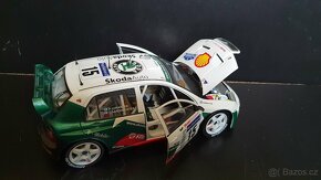 Škoda Fabia wrc 1:18 rally Top stav tovární tym Gardemeister - 2