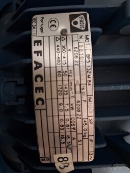 Elektromotor 7,5 kW, 380/400V, 1450ot./min. - 2