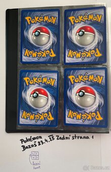 Kusové Pokémon VINTAGE karty (KARTY STARÉ PŘES 20LET)(1) - 2